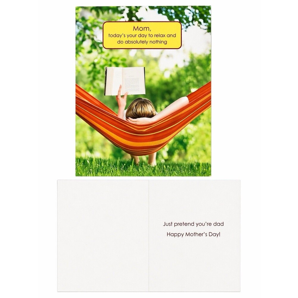 Title: Papyrus Funny Mother’s Day Card with Envelope Relax and Do Nothing